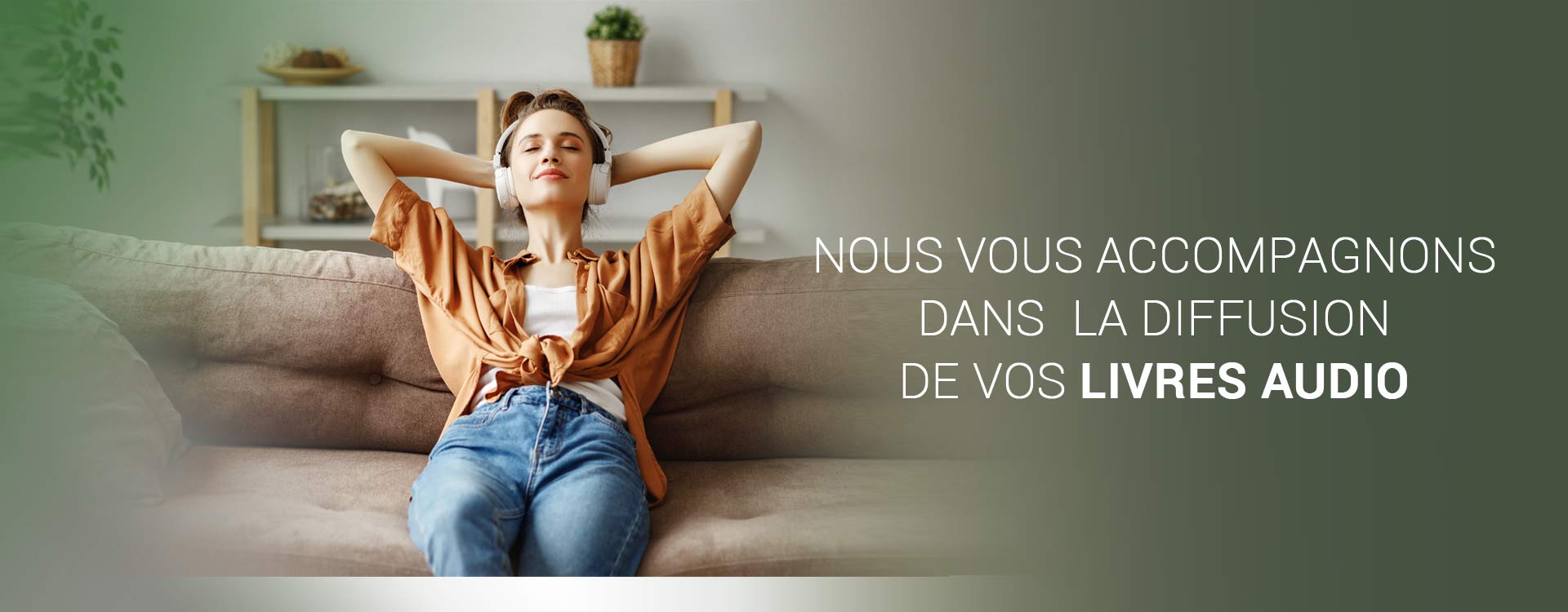 Solution de distribution de diffusion de livre audio